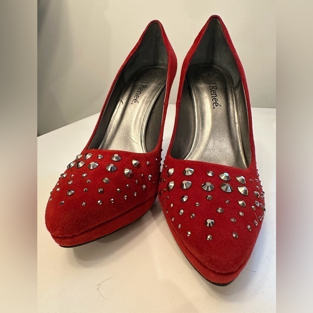 J. Renee Red Heels - Picture 3 of 9